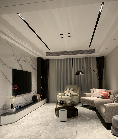 【现代轻奢风装修案例】2021最流行的无主灯设计要点