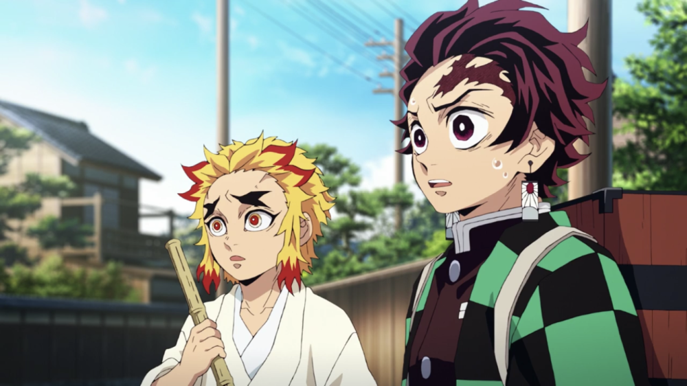 鬼灭之刃 炎柱的意志被继承 炭治郎将带着他的刀鍔继续战斗 腾讯新闻