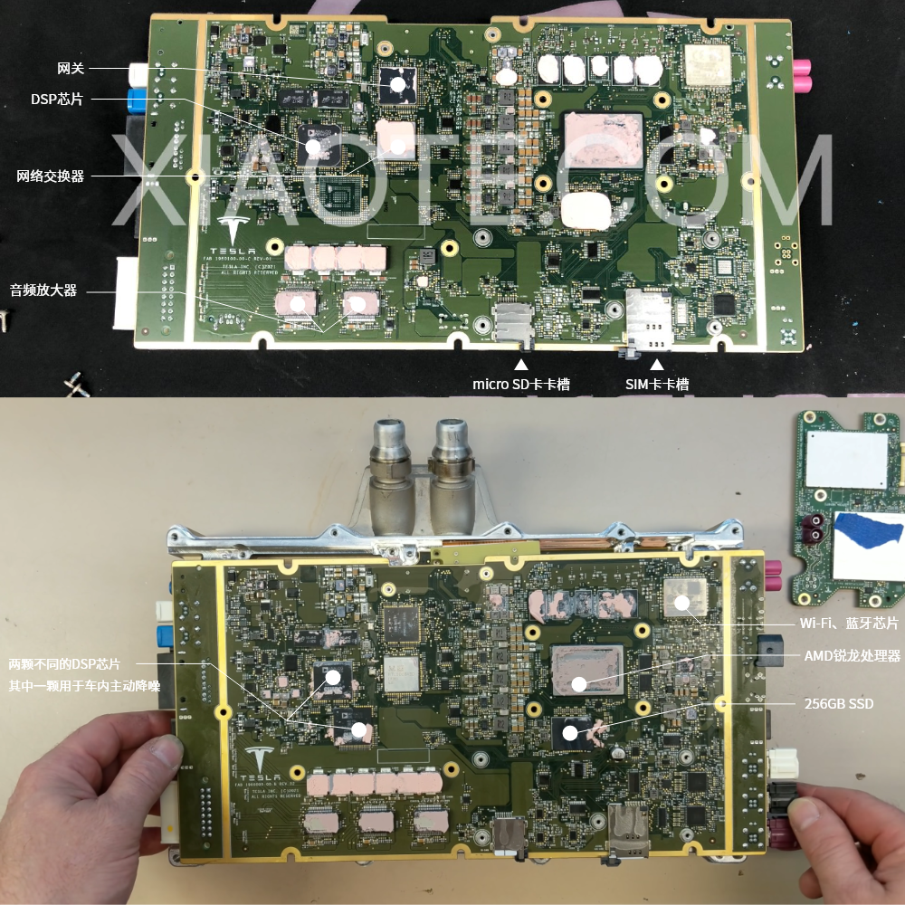 特斯拉第三代车机详解：搭载AMD全家桶，凭啥量产车最强？