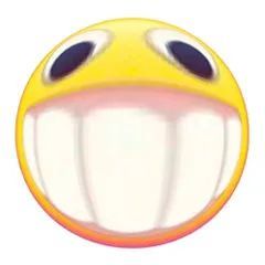 死鱼眼特效抖音小黄脸表情包