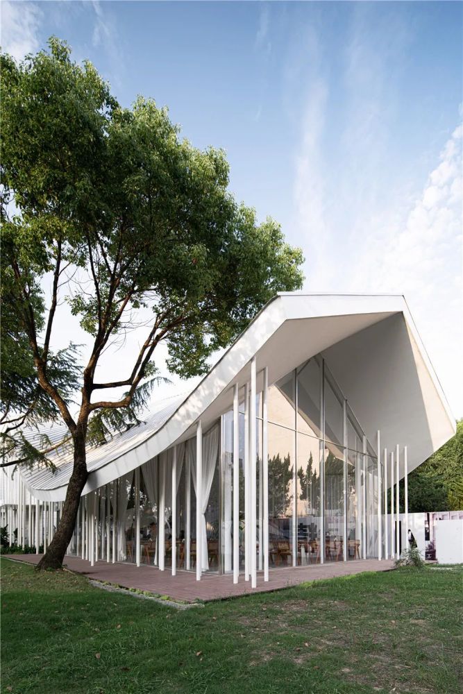 空间| 合肥prajna林间餐厅,都市中的有机茶园