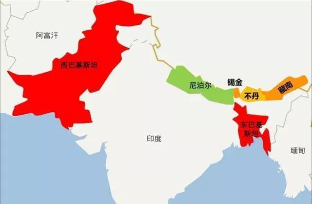 孟加拉国曾经属于巴基斯坦最终因印度而分裂