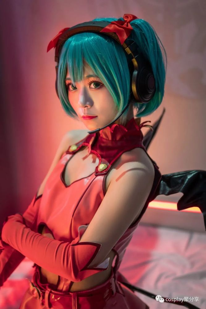 初音未来小恶魔cosplay