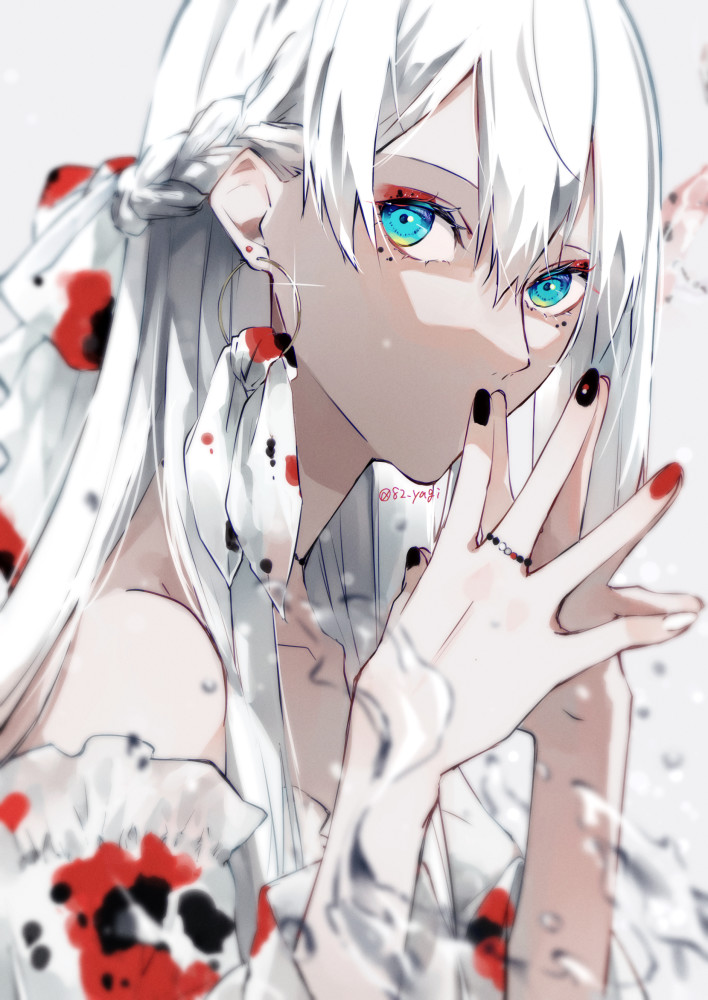 p站推荐白毛头像