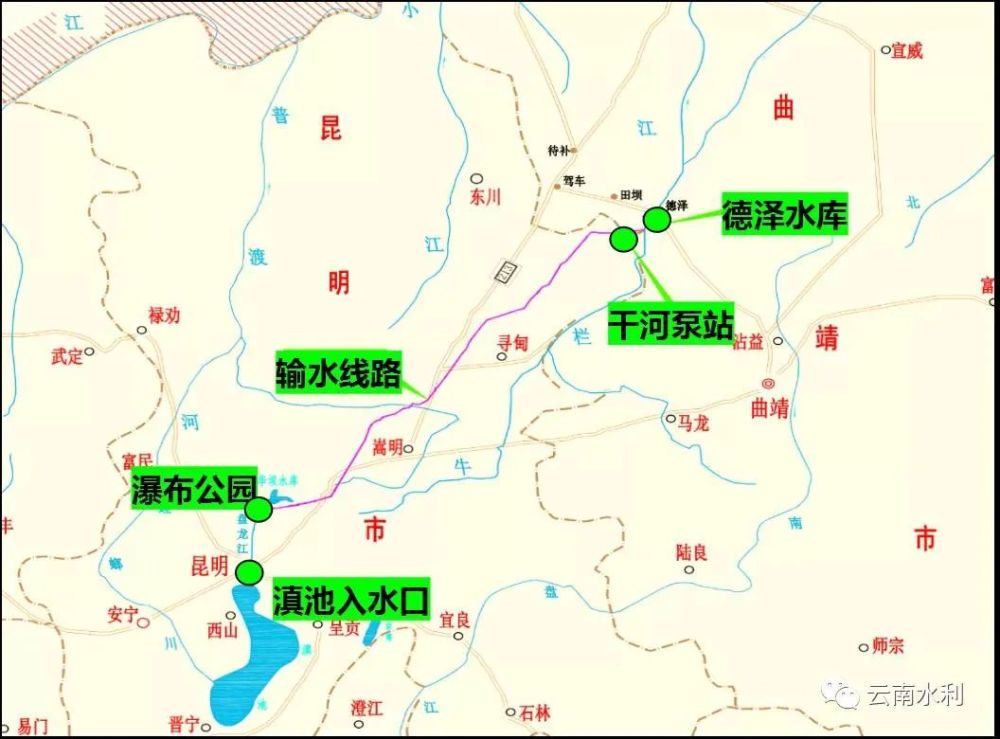 牛栏江—滇池补水工程走在这条位于滇池南岸的临水景观路上,不仅可将"