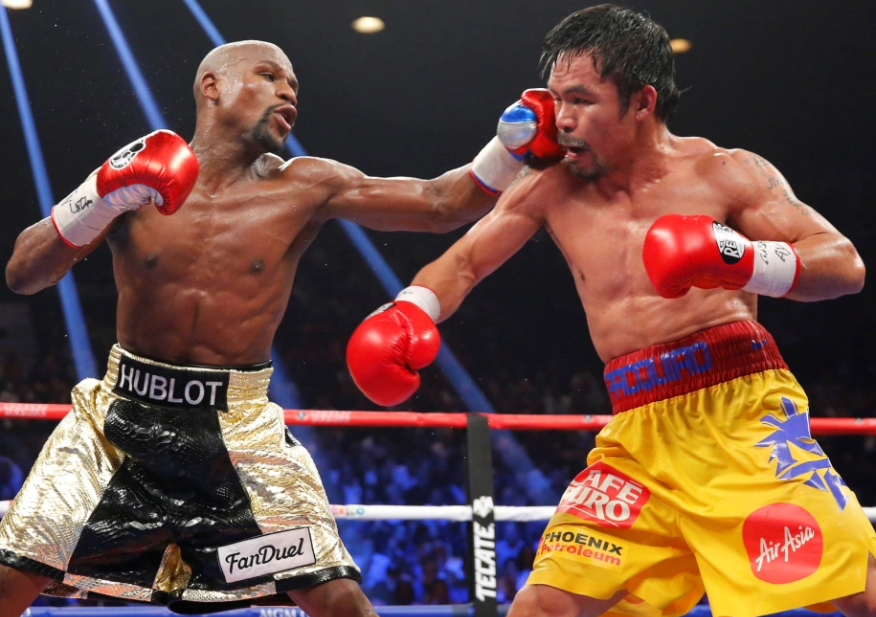 梅威瑟将与帕奎奥二番较量,从拳台转战到篮球场_腾讯新闻