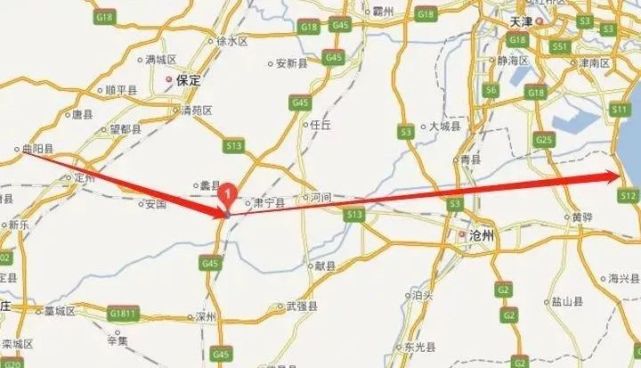 定了途径肃宁河间沧州新修一条高速公路