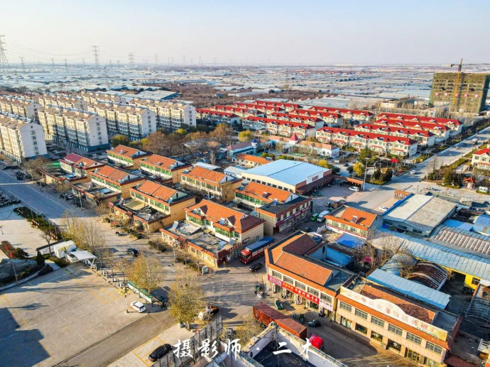 航拍寿光市明星村落——三元朱村_腾讯新闻