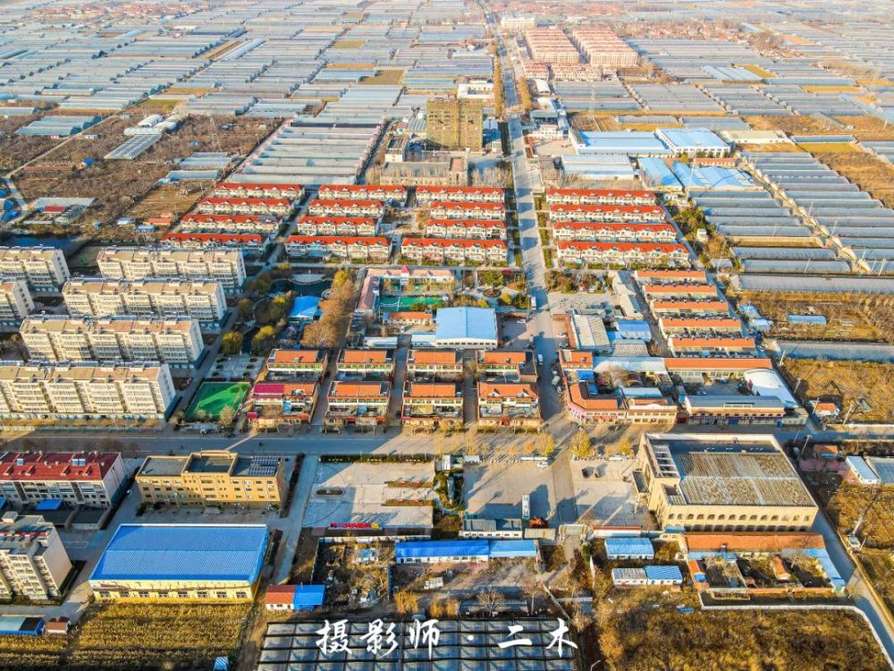 航拍寿光市明星村落——三元朱村_腾讯新闻