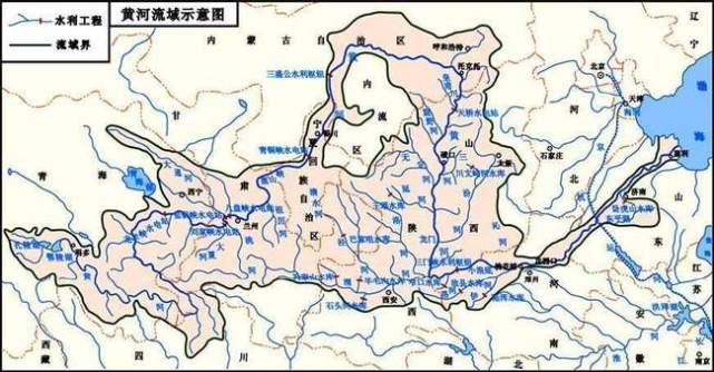 在黄河中游,最大的支流当属伊洛河,即伊河和洛河的总称.