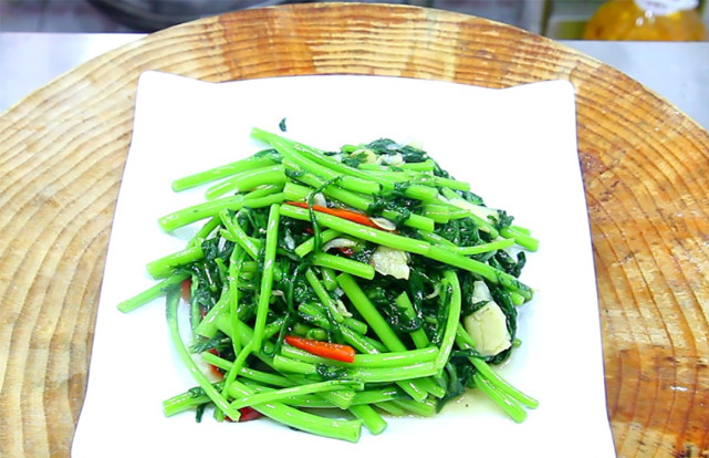虾米炒茼蒿