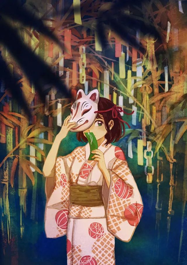 【插画师作品】第279期:日本插画师もなか笔下温柔唯美且治愈的插画