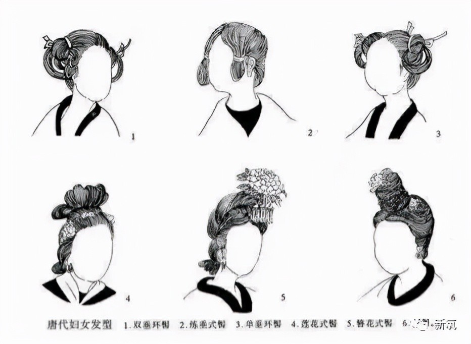 发髻的发展,在盛唐时期一度发展到了顶峰.