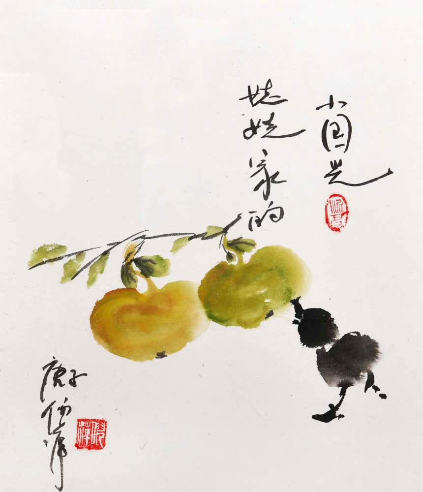 倪萍画画的老师图片