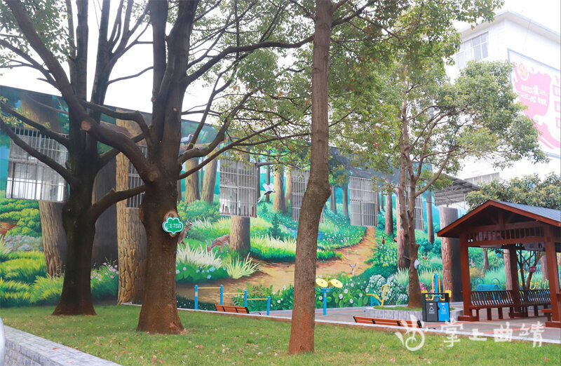 花样墙绘扮靓宣威老旧小区