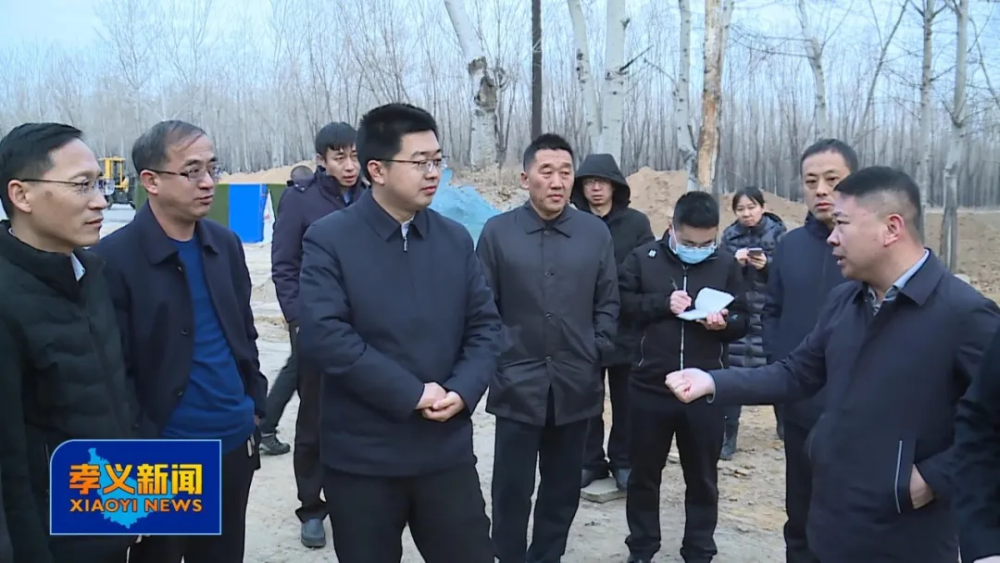 孝义杨光在采煤沉陷区西北安置区现场办公