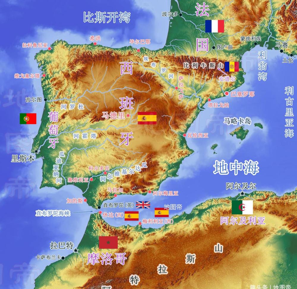 比斯开湾地图位置图片