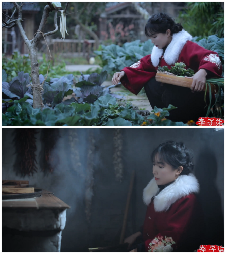 李子柒出席活动穿国风服装,真的很爱国,气质还很优雅_腾讯新闻