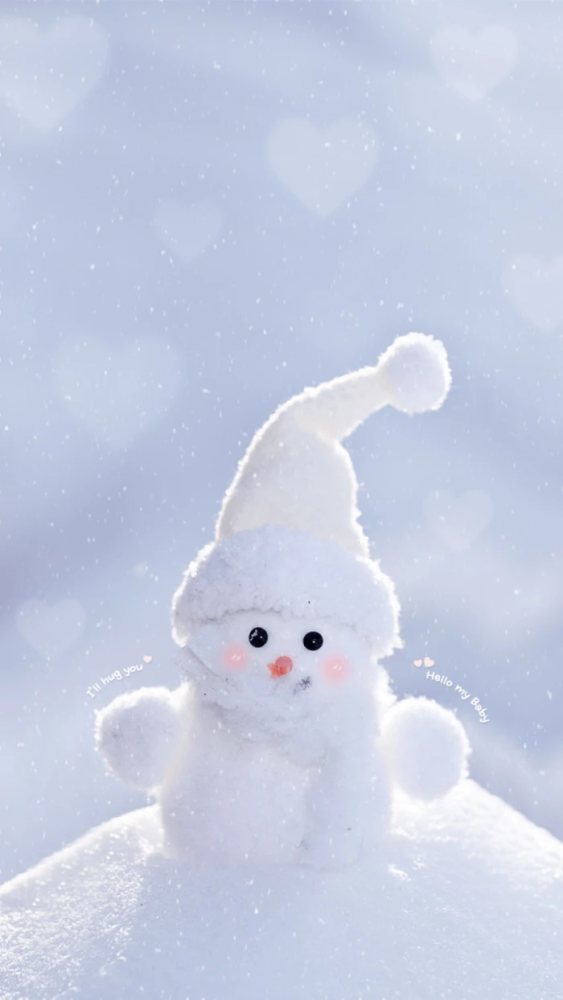 冬季可爱雪人snowman