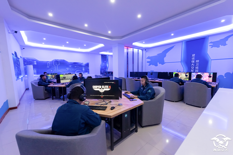 文化"软实力"不断增强走进虚拟演播室新一期战地快报正在录制专业设备