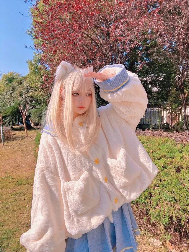 软妹穿搭冷么冷就对了心里没我能不冷嘛