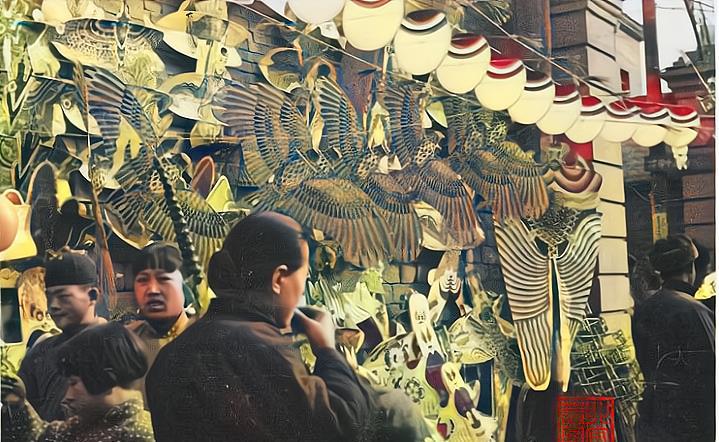 老照片:1951年的北京庙会,那些好玩好吃的是否还记得