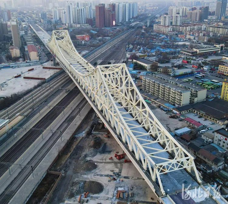 廊坊光明道立交桥,年底前贯通!