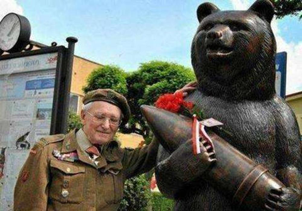 唯一打过二战的棕熊,抽烟喝酒搬炮弹样样在行,还被授予军衔