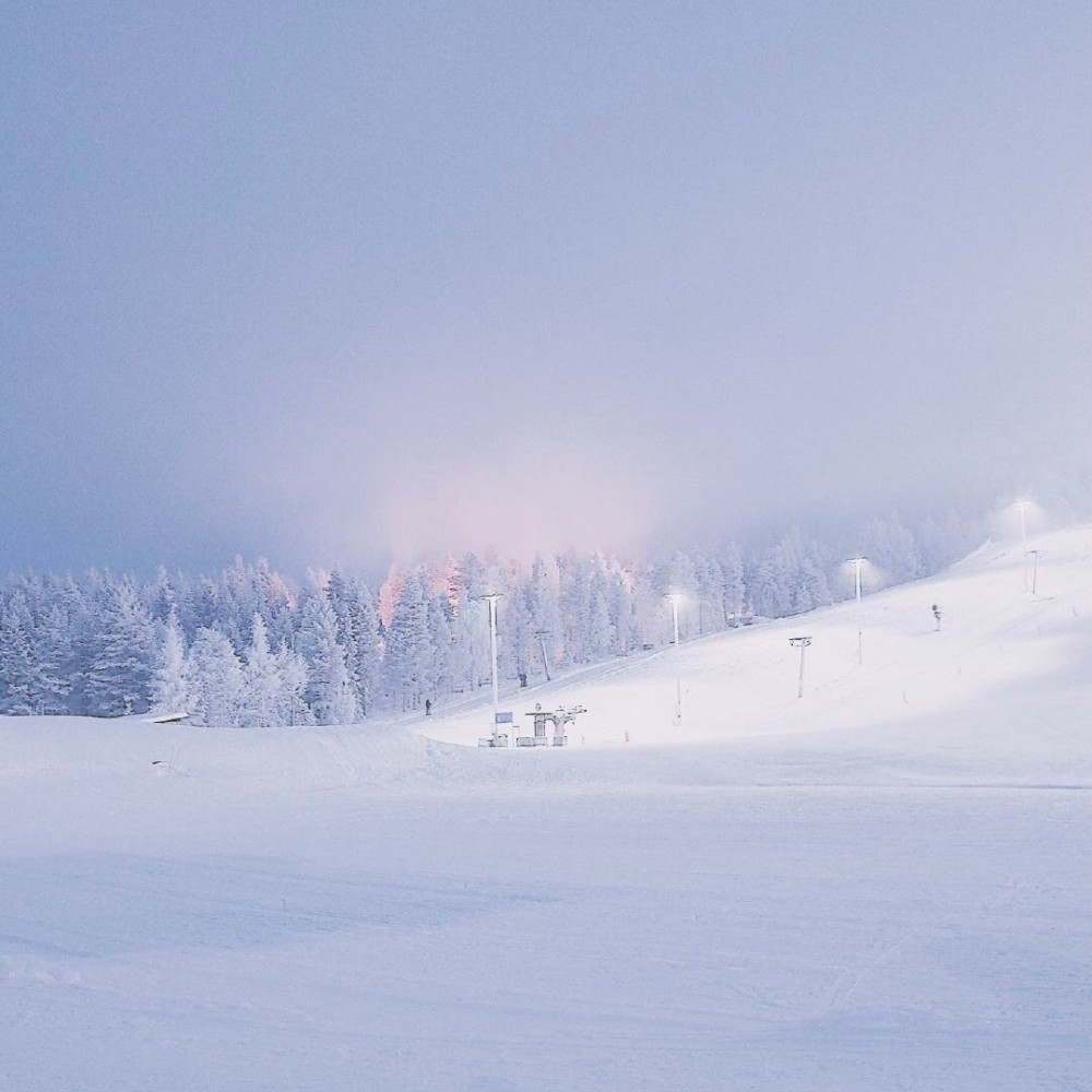 雪景背景图我已亭亭无忧亦无惧