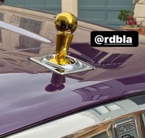 全世界独一无二!霍华德竟将爱车劳斯莱斯的logo换成冠军杯