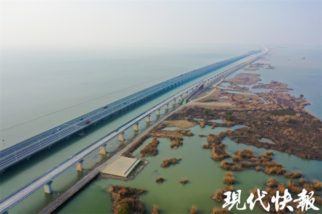 南沿江城际铁路穿越滆湖8公里段将打造湖心景观