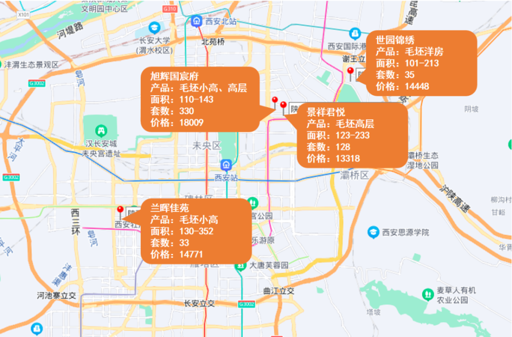 西安城六区四项目登记最低13万元㎡起