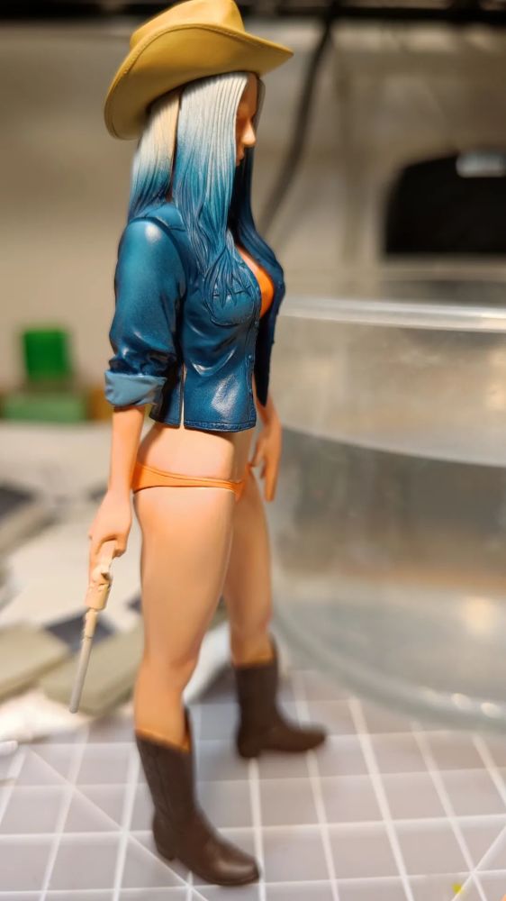 林浩己112戴牛仔帽的女孩制作过程3