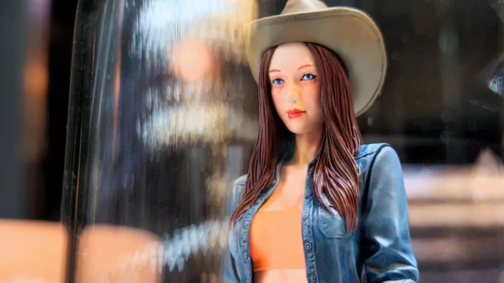 林浩己112戴牛仔帽的女孩制作过程3