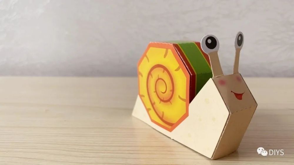 手工制作一只勤劳的立体蜗牛