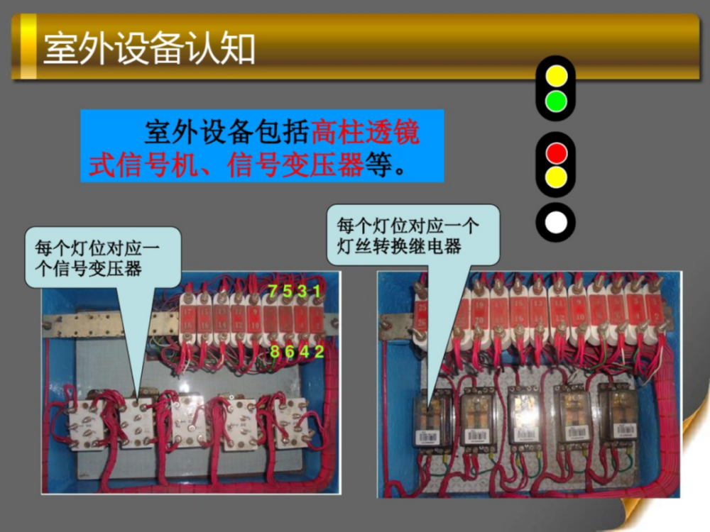 進站信號機點燈電路