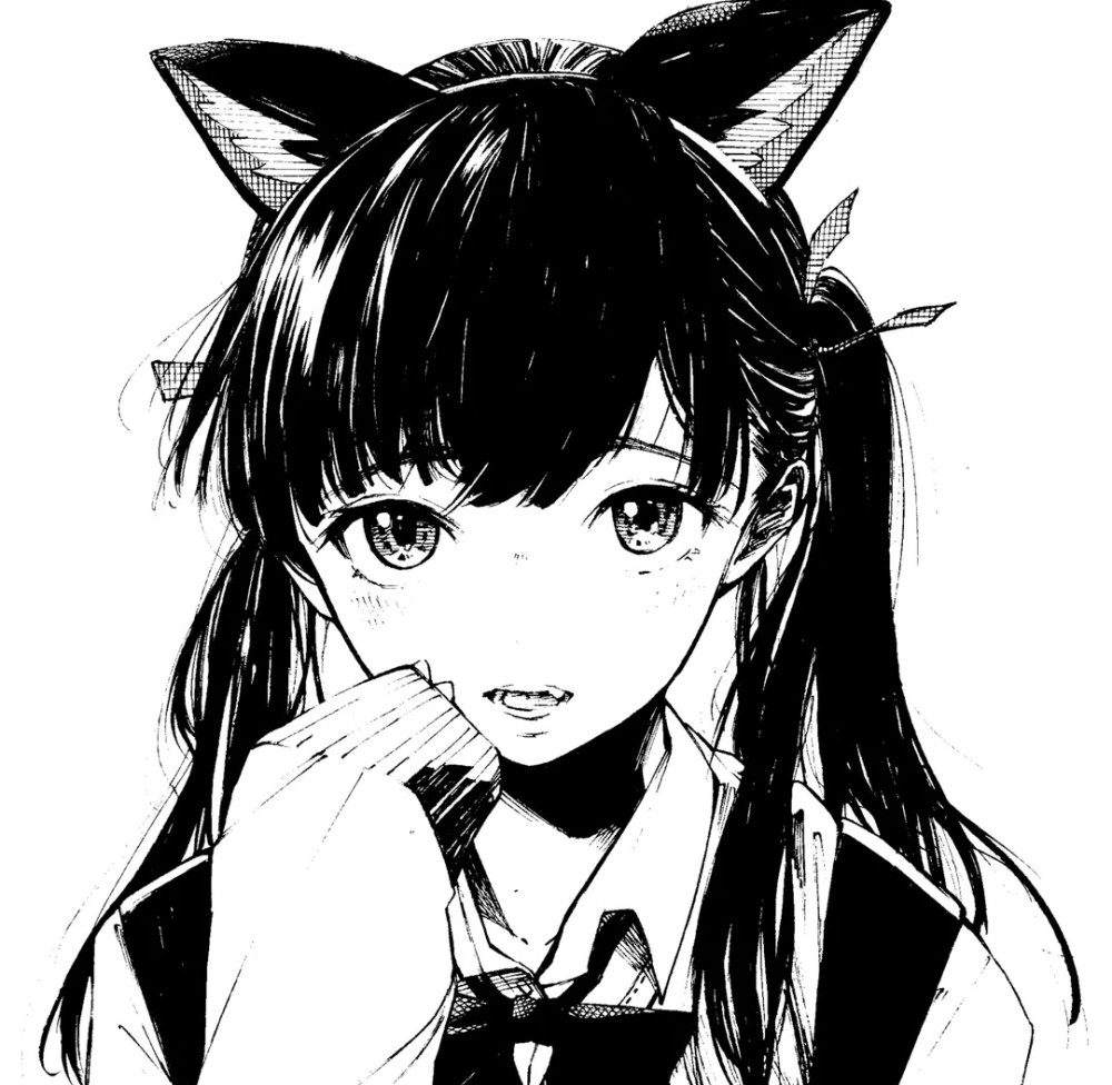 黑白系 | 动漫女头