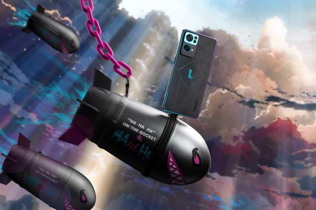 英雄联盟手游限定版的包装盒,还原了热门英雄金克丝的超究极死神飞弹