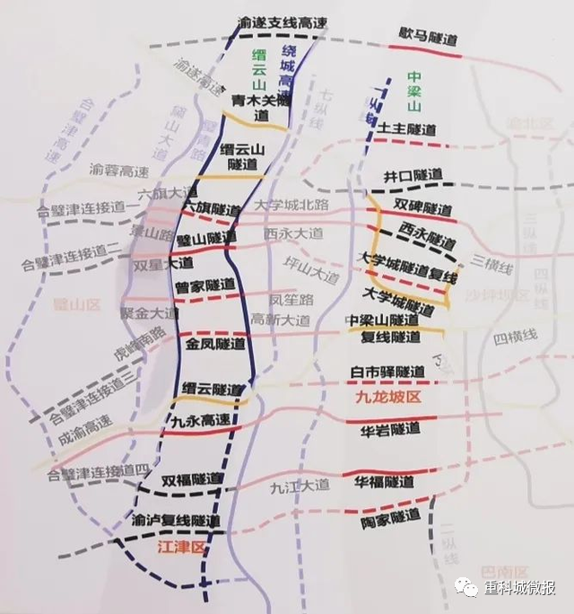 连接璧山和曾家曾家隧道加快启动建设