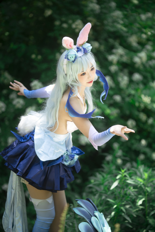 王者荣耀公孙离花间舞cosplay快进来感受一下春天的温度吧