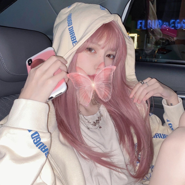 温柔与浪漫并存的粉色系女头