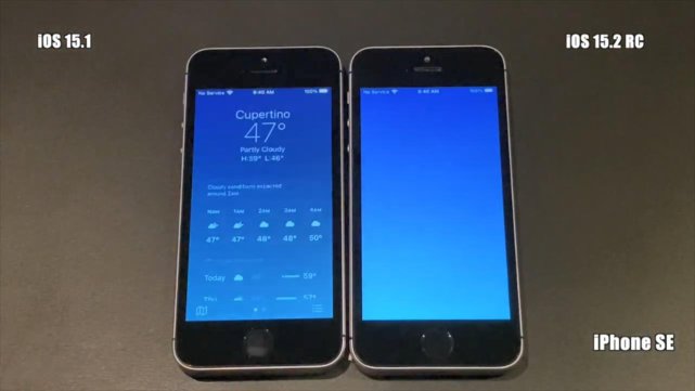 7款旧iphone测试ios152运行速度升级后是否有所提升