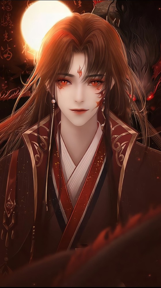 古风男生头像夕阳已去皓月方来