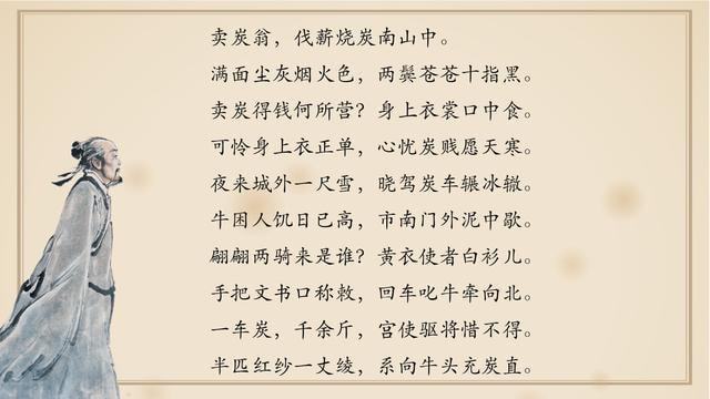 卖炭翁的创作背景