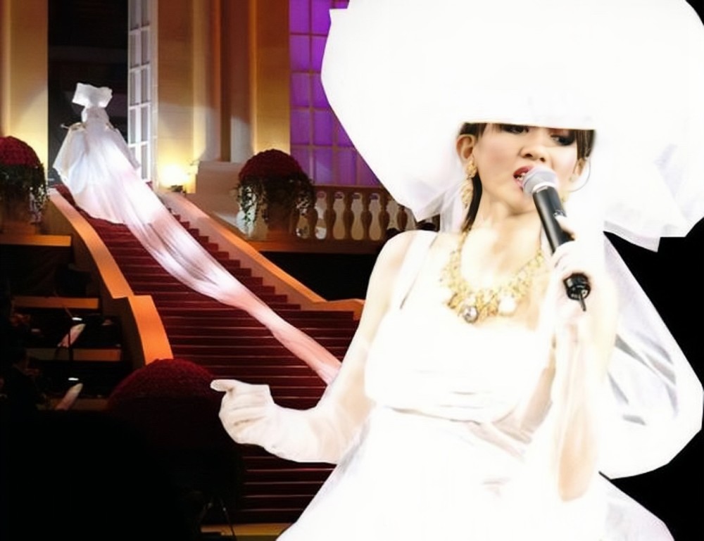 梅艳芳婚纱的秘密:永远无法掀起,婚纱为什么做这么长,它的意义无人懂