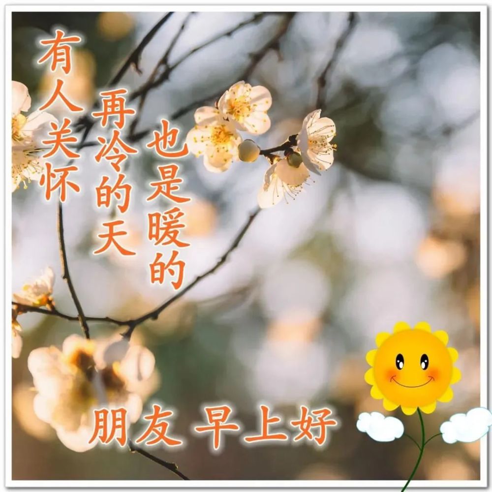 秋有秋的收获冬有冬的寒冷学会享受生活早安