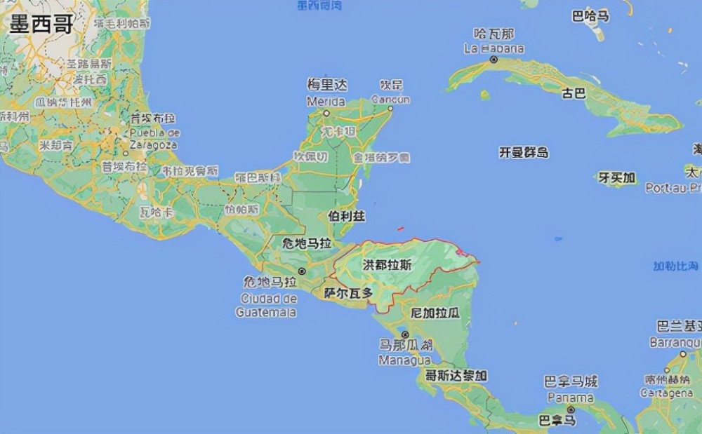 洪都拉斯离美国多远图片