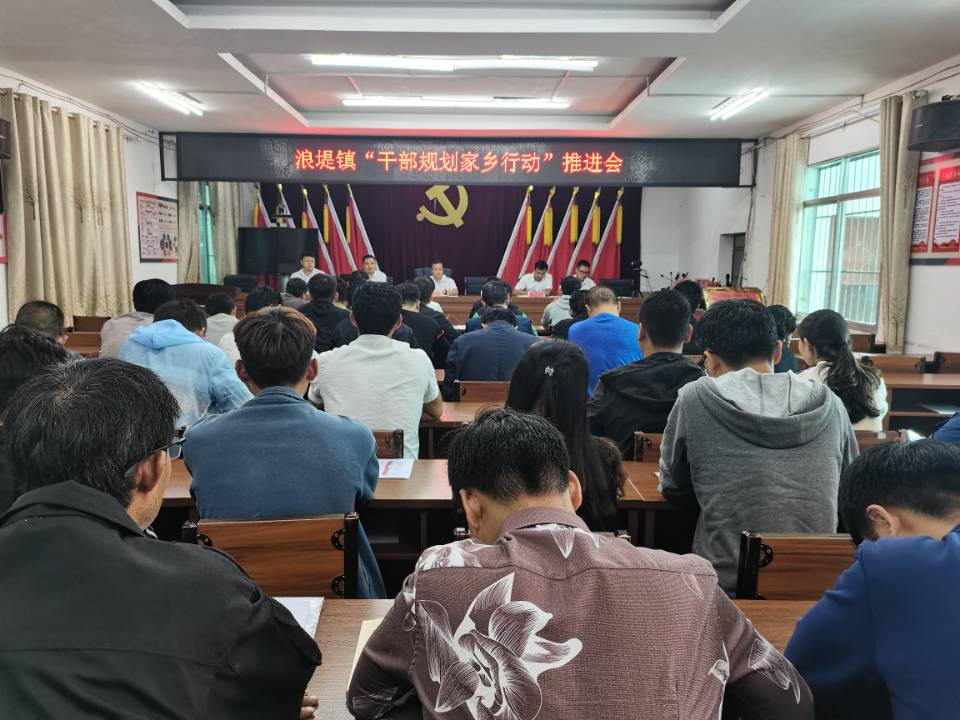 干部规划家乡浪堤镇凝心聚力谋规划砥砺奋进谱新篇