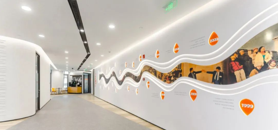 大厂新建的文化墙,都长什么样?_腾讯新闻