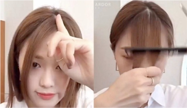 齐刘海能改八字刘海吗刘海常见种类及剪法